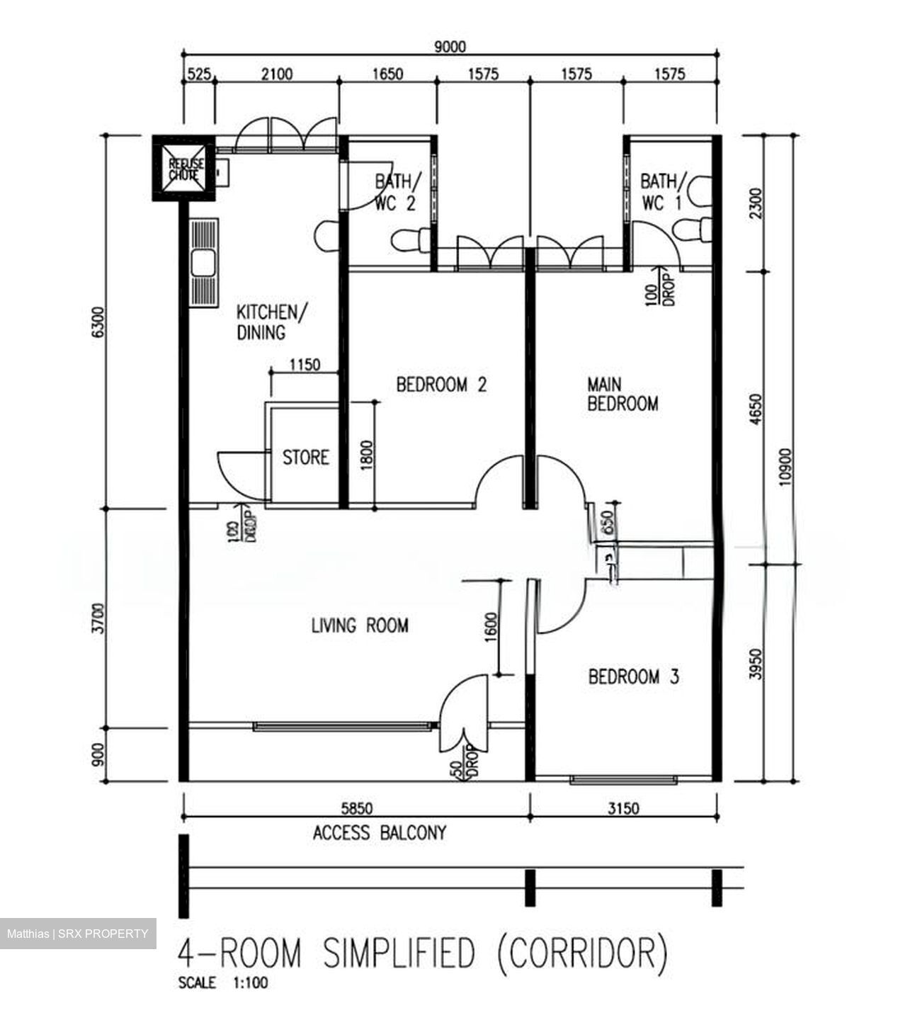Blk 648 Hougang Avenue 8 (Hougang), HDB 4 Rooms #545534431